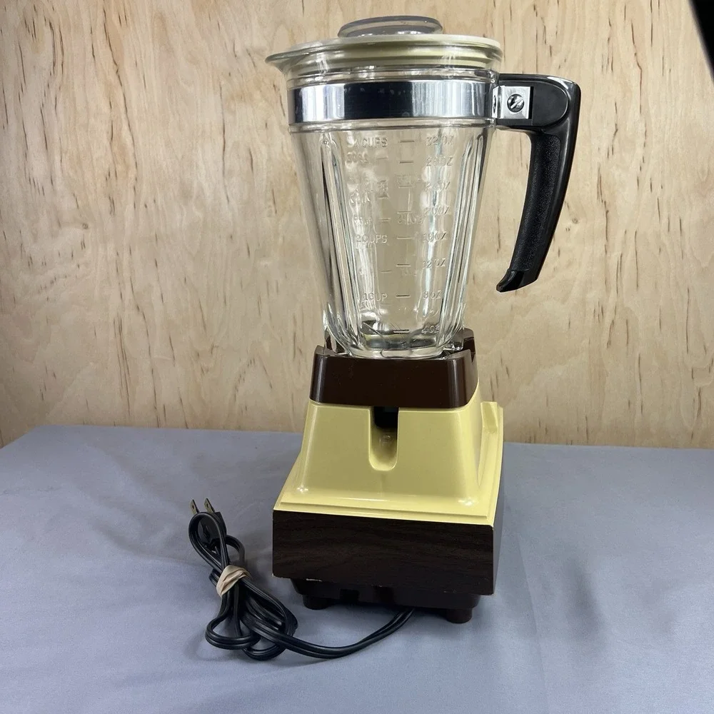 Vintage Sunbeam Custom 20-Speed Blender Countertop Kitchen Tested Working